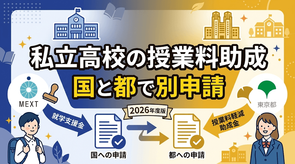 東京都 私立高校 授業料軽減助成金 就学支援金 2026年度 国 都 別申請